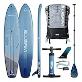 Bluefin Cruise Lite SUP Paddleboard, Paddle Boards for Adults, Stand Up Paddle Board, Sup Board, Stand Up Paddleboarding, 11Ft4 Bluefin Sup Lightweight Paddleboard, Compact SUP Paddleboard