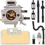 ZAMDOE Carburetor Kit for STIHL MS290 MS310 MS390 029 039 Chainsaw, Replaces # 1128 120 0625, with Air Filter Fuel Line Oil Line Spark Plug