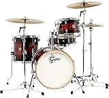 Gretsch Drums Catalina Club 18" Gloss Antique Burst Drumset · Drum Kit
