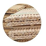 TIMBERMIK Half Round Timber ½ ⌀7cm 220cm Length 8-Pack Untreated Wooden Fence Rail Fence Post Tree Stake