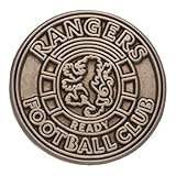 Official Rangers FC silver coloured classic crest pin badge