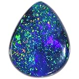 Black Opal 3.64 ct, Australian MNatural Black Opal, Solid Black Opal, Lightning ridge opal, Multi Color Fire Black Opal, Teardrop Shape Opal