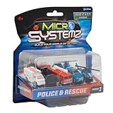 JOHN ADAMS | MICRO SYSTEMZ POLICE & RESCUE: Emergency themed set including 5 different micro vehicles! | Toy Vehicles & Playsets | Die Cast Cars | Ages 4+