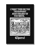 Fun Medieval Birthday Card for Women & Men/Gothic Birthday Card for Him, Her