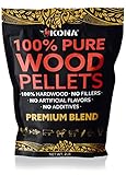Kona Premium Blend Smoker Pellets, Intended for Ninja Woodfire Outdoor Grill, 2 lb Resealable Bag