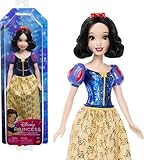 Mattel Disney Princess Dolls, Snow White Posable Fashion Doll with Sparkling Clothing and Accessories, Disney Movie Toys, HLW08 (Design May Vary)