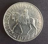 1977 QUEEN ELIZABETH II SILVER JUBILEE CROWN COIN 25p