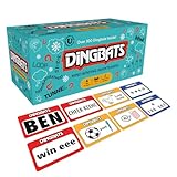 Gibsons Dingbats | Word Game for Adults and Children | Creative Witty Riddles and Puzzles Games B Corp Certified | Ages 10+, 1+ Players