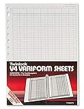 Rexel Twinlock Variform V4 Cash Refill Sheets 7 Columns (75 sheets)
