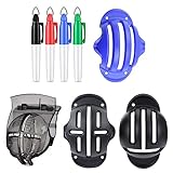 HZZXCH 8Pcs Golf Ball Line Drawing Marking Alignment Kits Golf Ball Markers Golf Accessories for Men Golf Marker Tools Golf Ball Marker Pens Golf Ball Marker for Outdoor Golf Training