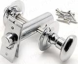 WHL CHROME PRIVACY THUMB TURN+SCREWS Bathroom Toilet Door Security Lock Latch Bolt