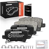 Frankberg Brake Kit Brake Disc Pad Rear Axle with Accessories Compatible with Civic VIII Hatchback FK FN 1.3L-2.2L 2006-2012 Replace# 43022SM.G.E01