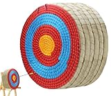 Fiita Archery Target 7 Layers Straw Archery Target,Arrow Target for Recurve Bow Longbow or Compound Bow Round Arrow Target for Outdoor Hunting Shooting Practice
