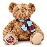 The Gift Scholars West Ham FC Supersoft Classic Bear 25 cm Officially Licensed Football Soft Toy Plush For Adults And Kids. Come On You Irons (COYI)!, Brown