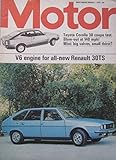 Motor magazine 1/3/1975 featuring Toyota Corolla 30 coupe, Guyson Doll, Monica