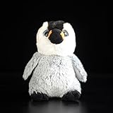 HCGX Soft and Cuddly Big-Eyed Penguin Toy, Realistic Animal Plush, for Lovers