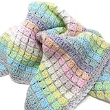 Vintage Rainbow Pastels Crochet Blanket Kit – all-inclusive baby gift for crochet lovers and mums-to-be
