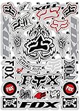 KIT STICKERS FOX SPONSOR MOTORCYCLE COMPATIBLE FOR HONDA YAMAHA KTM CROSS ENDURO HELMET (22)