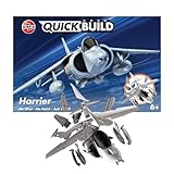 Airfix QUICKBUILD Model Aircraft Kits - J6009 Harrier Model Building Kit for Kids 6+, Construction Plane Toys for Boys & Girls - Fighter Jet Planes & Toy Aeroplane Sets, Plane Enthusiast Gifts