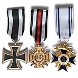 FREECROWS German Trio Medals Set Replica