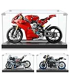 icuanuty Acrylic Display Case for Lego 42130 Technic BMW M 1000 RR Motorcycle Model, Dust-Proof Storage and Organisation Display Case for Lego Model 75953/21030/42130/42159, 55 x 25 x 33 cm