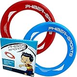 PHIBER-SPORTS Flying Rings – 2-Pack Premium Lightweight Throwing Rings – 80% Lighter than Standard Frisbee Discs – Easy to Catch – Perfect Flight Path – Ideal for Kids and Adults