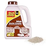 The Big Cheese Mole Scatter Granules - 2.5kg, Natural/ Biodegradable Eﬀective Mole Deterrent Harmless to Animals and the Environment Treat Gardens up to 250sq m. Ready-To-Use