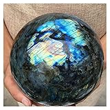 Natural Labradorite Sphere Rock Quartz Crystal Ball ZoCzkgzd (Size : 1200-1250g)