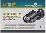allpondsolutions Aquarium Marine Wave Maker Fish Tank Powerhead Circulation Pump 2000L/H - Powerful Clip on Glass Suction Attachment