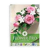 Flower Pro Volume 1 Ring Bound Intructional Book with Images & How To Guides for Creating Beautiful Sugar and Clay Flowers. For Sugarcraft, Cake Decorating & Crafts by Chef Nicholas Lodge & Katy Sue