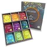 Creano Organic Herbal Tea Gift Set - 27 Organic Tea Bags in 9 Different Varieties - Tea Sampler - 54g*