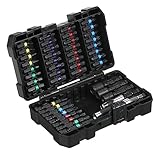 Drill and Screwdriver Bit Set, Weytoll 45PCS Drill Bit Set Screwdriver Bit Set Impact Driver Bit Set for Wood, Metal, Steel and Security Screwdriver Bits for Power Tool with Case