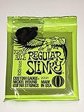 Ernie Ball Regular Slinky Electric Guitar Strings - includes 6 free plectrums