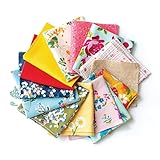 Springboard Colourful Fabric Offcuts Remnants – 250g – Assorted Textiles for Arts & Crafts, Collage, and Sewing Projects – Ideal for All Ages