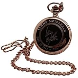 Motorhead Lemmy Signed Pocket Watch and Chain in Luxury Wooden Gift Case Autographed