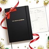 The Bread Journal Gold - Bakers Recipe Book to Write in Your Own Recipes & Record Details - Bread Making Recipe Journal for Own Recipes - Gifts for Bread Bakers - Soft Vegan Leather Recipe Book - 128