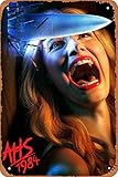 YUTTZ American Horror Story Poster Metal Tin Sign Horror TV Series AHS 1984 Sign Vintage Look Wall Decor Gift 8x12 Inch