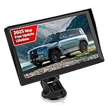 7 inch Sat Nav for Car, Truck, with UK & Europe Maps, Lifetime Free Updates, Support Postcode Search, Voice Guidance, Speed Camera Alert, Lane Guidance Assist, and POI