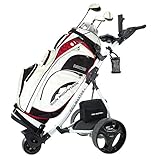 Electric Golf Trolley Digital Folding Cart Lightweight Power 36 Hole Battery