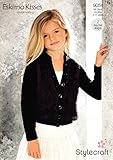 Stylecraft 9054 Knitting Pattern Girls Cardigans in Eskimo Kisses DK