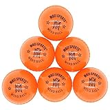 Windball Soft Cricket Balls-Durable Realistic Bounce & Swing-Cricket WindBalls for Indoor & Outdoor Coaching,Practice, Garden & Beach play (Orange)