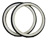 Pair Rare 16 x 1 3/8 (37-349) Early Moulton Whitewall Bike Tyres