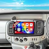 4+64G Android Car Stereo for Renault Trafic 2001-2010/Vauxhall Vivaro 2006-2010/Nissan Primastar 2006-2014 with Wireless Carplay Android Auto, 10" Incell Touchscreen Car Radio GPS WIFI BT FM/RDS SWC