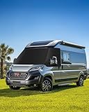 SUPAREE Ducato Windscreen Cover Front Windscreen Wrap Cover Motorhome Thermal Screen Covers External Waterproof Frost with Magnetic for P-eugeot Boxer C-itroen Relay X250/290