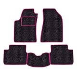 Fiat Punto Sporting 2003 to 2012 Fibre Carpet Anthracite and Fuchsia