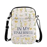Fairy Merch Messenger Bag Tinker Princess Gift Peter Crossbody Bag Fairytale Lovers Gift (TINKER cross)