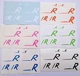 Astra VXR/Corsa VXR/Zafira VXR/Vectra VXR full set of badge inlays/Inserts/ Stickers/Decals (Arden Blue)