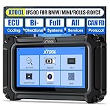 XTOOL IP500 OBD2 Scanner for BMW, Bidirectional Car Diagnostic Tool with All Resets, Battery Registration Tool for BMW/Mini/RR, ECU Coding, Full System car Code Reader, Lifetime Update