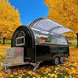 Mobile Food Truck for Sale – Fully Equipped Kitchen Trailer Restaurant | Portable Food Truck for Outdoor Catering Business, Ideal for Fast Food, Coffee, Ice Cream & More