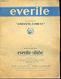 DEPARTEMENT "AMIANTE-CIMENT" - SOCIETES REUNIES EVERITE-SITUBE. TARIF GENERAL.